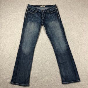 🌼 BKE Buckle | "TENLEY" MID RISE STRETCH BOOT CUT JEANS SIZE 30x33 1/2